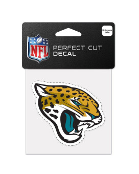 Wincraft Nfl Jacksonville Jaguars 63049013 Perfect Cut Color Decal 4 X 4 Black