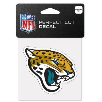 Wincraft Nfl Jacksonville Jaguars 63049013 Perfect Cut Color Decal 4 X 4 Black