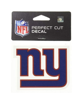 Wincraft Nfl New York Giants 63059011 Perfect Cut Color Decal, 4 X 4, Black