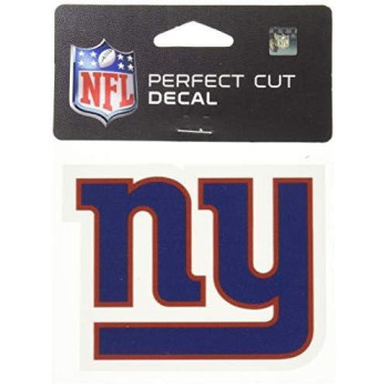 Wincraft Nfl New York Giants 63059011 Perfect Cut Color Decal, 4 X 4, Black