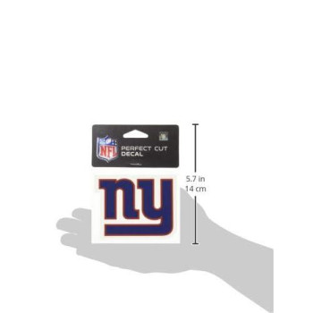 Wincraft Nfl New York Giants 63059011 Perfect Cut Color Decal, 4 X 4, Black