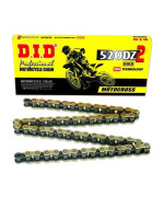 Did (520Dz-100) Gold 100 Link High Performance Dz2 Series Non-O-Ring Chain With Connecting Link