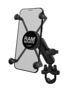 Ram Mounts X-Grip Phone Mount With Handlebar U-Bolt Base Ram-B-149Z-Un7U , Medium Arm For Motorcycle, Atvutv, Bike