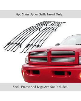 Aps Compatible With 1999-2001 Ram Main Upper Billet Grille Insert D85074A