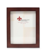 Lawrence Frames 755945 Espresso Wood Picture Frame, 4 By 5-Inch