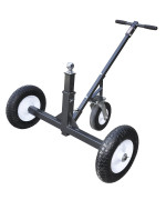 Tow Tuff TMD-1000C Heavy-Duty Adjustable Trailer Dolly with Caster Wheels, Standard, Black