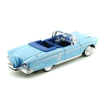 1958 Chevy Impala Convertible 1/24 Blue By Chevrolet