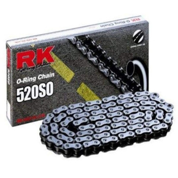 Rk Racing Chain 520-So-82 (520 Series) Steel 82 Link Traditional Street And Off-Road O-Ring Chain With Connecting Link