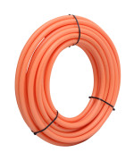 SharkBite 1 Inch x 100 Feet Orange PEX Pipe, Oxygen Barrier Flexible Water Tubing for Radiant Heating, U880O100