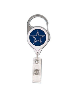 Nfl Dallas Cowboys Retractable Premium Badge Holder, Team Color, One Size