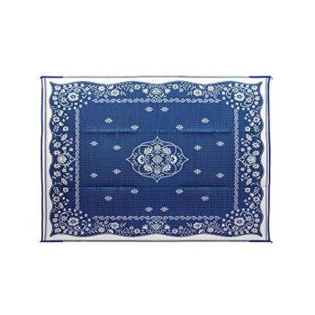 Camco 9X12 Outdoor Mat-Blue O