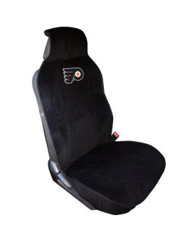 Fremont Die Nhl Philadelphia Flyers Car Seat Cover, Standard, Black/Team Colors