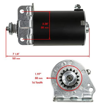 Caltric Compatible With Starter Cub Cadet 23 23Hp Z425 Briggs & Stratton All