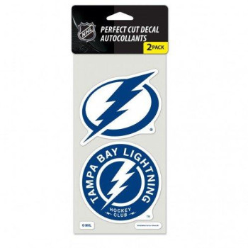 Wincraft Nhl Tampa Bay Lightning Perfect Cut Decal (Set Of 2) 4 X 4