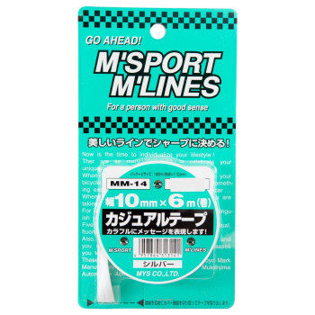 Mys Casual Tape Silver (10Mm X 6M) Mm-14