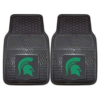 Fan Mats Michigan State University 2-Pc Vinyl Car Mat Set/17X27