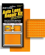 Blue Star Grid Pattern Auto Lens Repair Kit (Amber)