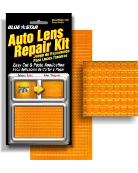 Blue Star Grid Pattern Auto Lens Repair Kit (Amber)