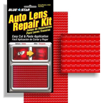 Blue Star Grid Pattern Auto Lens Repair Kit (Red)