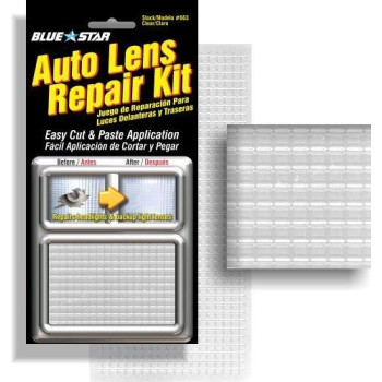 Blue Star Grid Pattern Auto Lens Repair Kit (Clear)