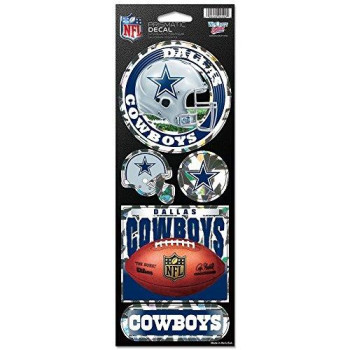 Wincraft Nfl Dallas Cowboys Prismatic Stickers, Team Color, One Size