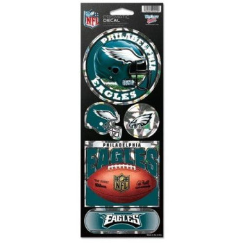 Wincraft Nfl Philadelphia Eagles Prismatic Stickers, Team Color, One Size