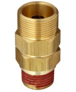 Control Devices Brass Load Genie Unloading Check Valve, 3/4" Tube Comp. X 1/2" Mpt