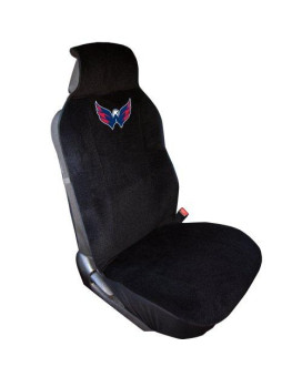 Fremont Die Nhl Washington Capitals Car Seat Cover, Standard, Black/Team Colors