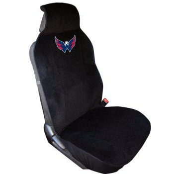 Fremont Die Nhl Washington Capitals Car Seat Cover, Standard, Black/Team Colors