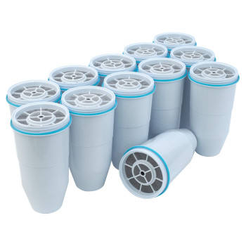 ZeroWater Replacement Filters 12-Pack BPA-Free Replacement Water Filters for ZeroWater Pitchers and Dispensers NSF Certified to Reduce Lead and Other Heavy Metals