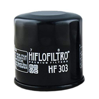 Hiflofiltro Hf303-2 Black Standard Premium Oil Filter, 2-Pack