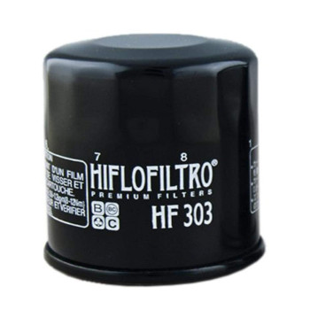 Hiflofiltro Hf303-3 Black Standard Premium Oil Filter, 3-Pack