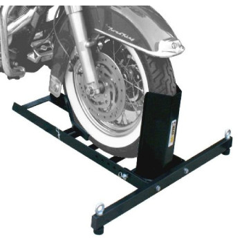 MaxxHaul 70271 Adjustable Motorcycle Wheel Chock Stand Heavy Duty 1800lb Weight Capacity