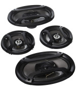 Pioneer Ts-165P + Ts-695P Two Pairs 200W 6.5" + 230W 6X9 Car Audio 4 Ohm Component Speakers