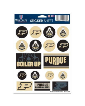 Ncaa Purdue University Vinyl Sticker Sheet, 5 X 7