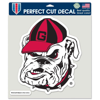 Wincraft Ncaa Georgia Bulldogs Bulldog Logo Color Die-Cut Decal 8X8 Team Color