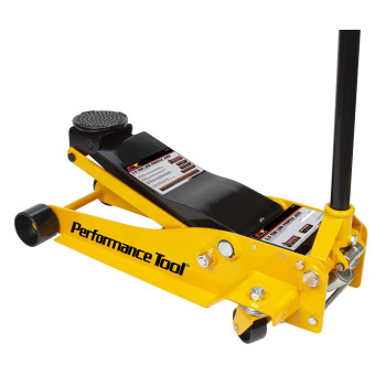 Performance Tool W1627 3.5 Ton (7,000 lbs.) Capacity Low Profile Service Jack