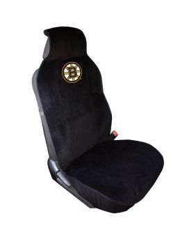 Fremont Die Nhl Boston Bruins Car Seat Cover, Standard, Black/Team Colors