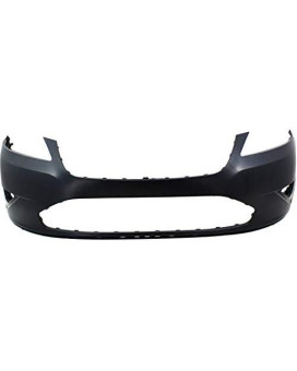 Evan-Fischer Front Bumper Cover Compatible With 2010-2012 Ford Taurus Primed