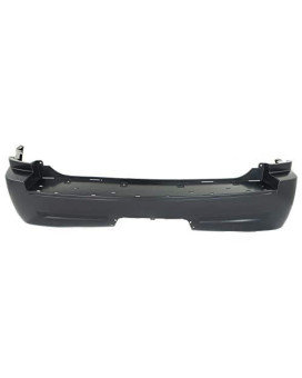 Evan-Fischer Rear Bumper Cover Compatible With 2005-2010 Jeep Grand Cherokee Primed With Tow Hook Holes