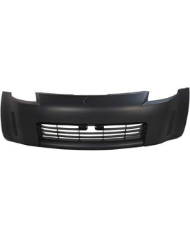 Evan-Fischer Front Bumper Cover Compatible With 2003-2005 Nissan 350Z Primed