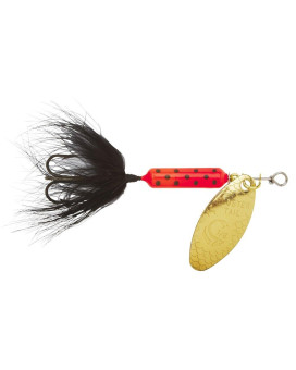 Yakima Bait Wordens Original Rooster Tail Spinner Lure, Flame Coachdog, 124-Ounce