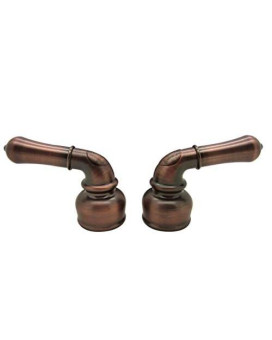 Dura Faucet Df-Rkc-Orb Rv Replacement Hot And Cold Classic Handles - Metallic Plating Over Abs Models Only (Oil Rubbed Bronze)