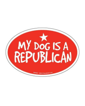 Prismatix Decal Cat And Dog Magnets, My Dog Is Republican