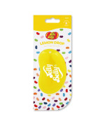 Jelly Belly Car Air Freshener - Lemon Drop 3D Hanging Freshener Car Scent Lasts Up To 30 Days, Air Freshener Car, Home Or Office Genuine Jelly Belly Car Air Fresheners For Women, Men And Kids