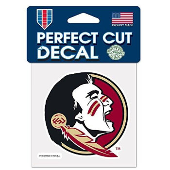 Wincraft Ncaa Florida State University 52840014 Perfect Cut Color Decal, 4 X 4, Black