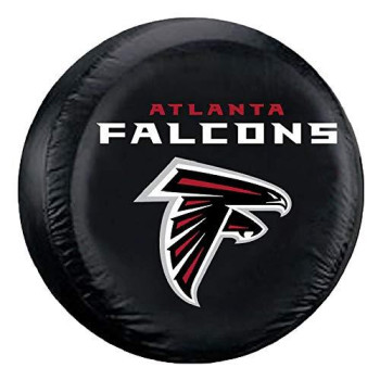Fremont Die Nfl Atlanta Falcons Tire Cover, Large Size (30-32 Diameter), Black/Team Colors