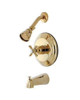 KINGSTON BRASS KB2632ZX Millennium Tub and Shower Faucet, Polished Brass