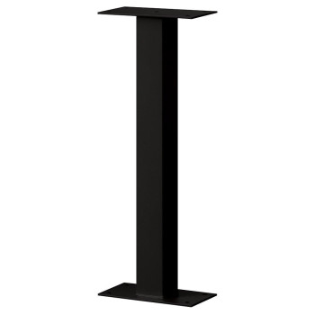 Salsbury Industries 4365BLK Standard Pedestal Bolt Mounted for Roadside Mailbox and Mail Chest, Black