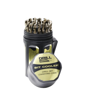 Drill America - D/A29J-CO-PC 29 Piece M42 Cobalt Drill Bit Set in Round Case (1/16" - 1/2" X 64ths), D/ACO Series